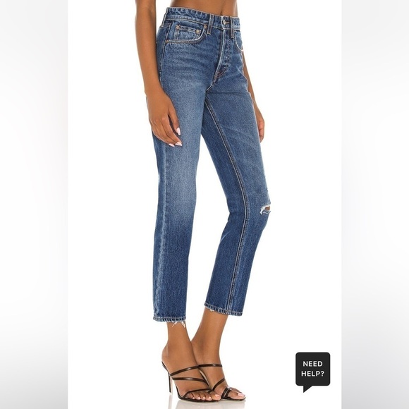 GRLFRND The Karolina High Rise Straight Crop Jeans - Picture 2 of 16